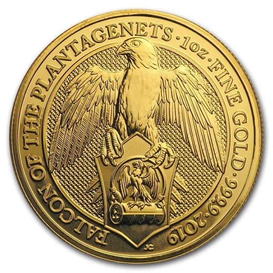 2019 Great Britain 1 oz Gold Queen's Beasts The Falcon 2019 Great Britain 1 oz Gold Queen's Beasts The Falcon
